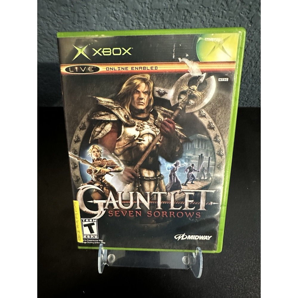Gauntlet: Seven Sorrows (Microsoft Xbox, 2005) Complete CIB w/Manual & REG CARD